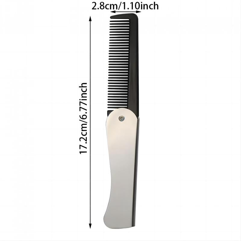 Pocket Size Folding Beard Comb Fine Tooth Hair Comb