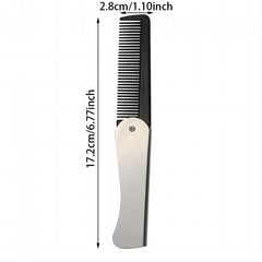Pocket Size Folding Beard Comb Fine Tooth Hair Comb
