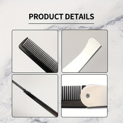 Pocket Size Folding Beard Comb Fine Tooth Hair Comb