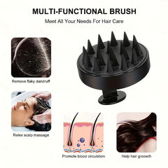 Silicone Scalp Massager Brush for Hair Care