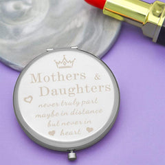 Frosted Compact Makeup Mirror From Dad