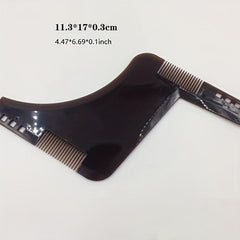Beard Shaping Template for Men Easy Grooming Guide Stencil