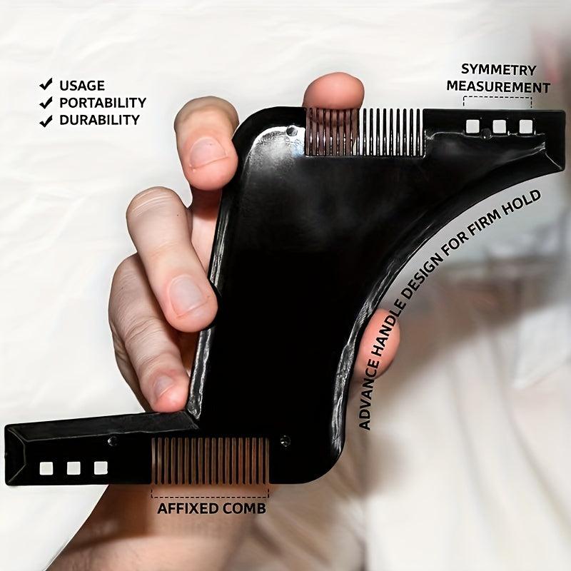 Beard Shaping Template for Men Easy Grooming Guide Stencil