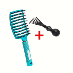 Detangler Hair Brush Curved Hair Comb Anti Static Hairdressing Comb