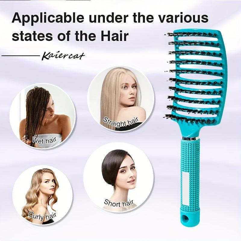 Detangler Hair Brush Curved Hair Comb Anti Static Hairdressing Comb