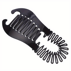 Elastic Hair Braider Hair Clip Comb Interlocking Side Hair Comb