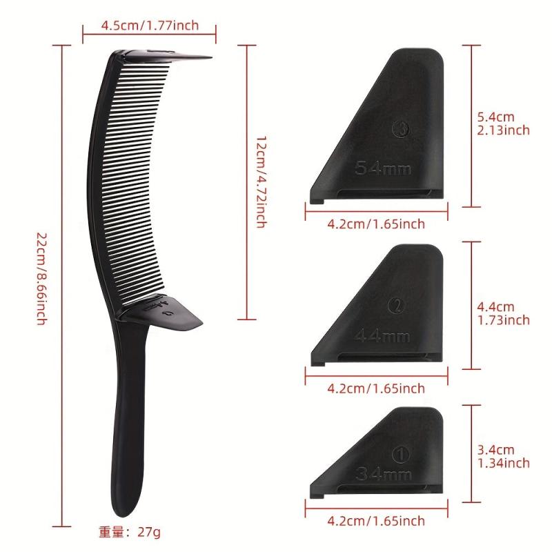 Professional Hair Cutting Curved Comb Durable Easy Hairdressing Tool