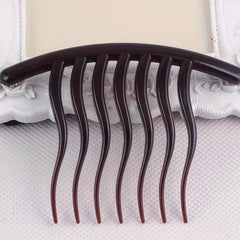 Wave Shaped Hair Comb Seven Tooth French Twist Hair Comb Hair Styling Tools
