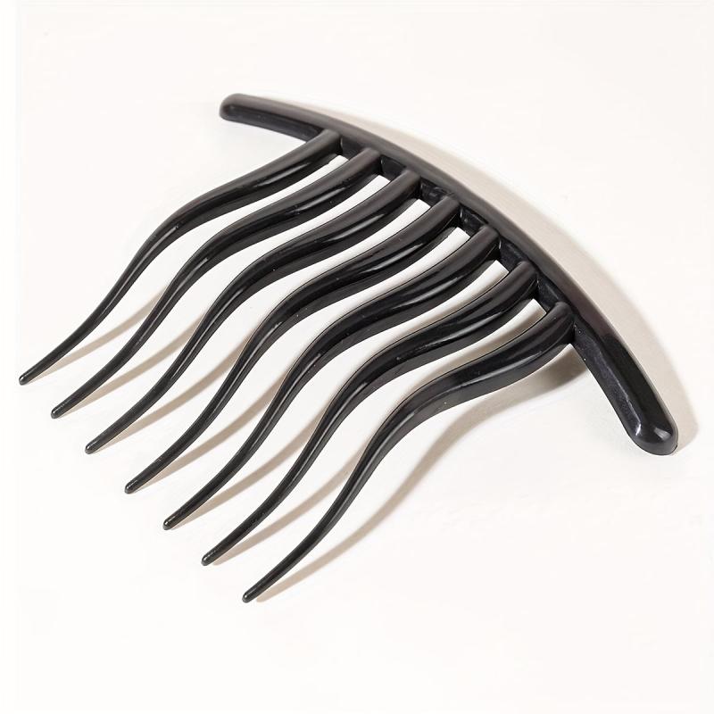 Wave Shaped Hair Comb Seven Tooth French Twist Hair Comb Hair Styling Tools