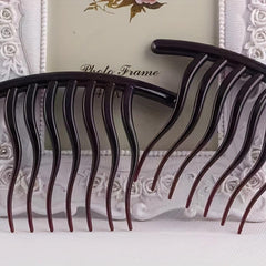 Wave Shaped Hair Comb Seven Tooth French Twist Hair Comb Hair Styling Tools