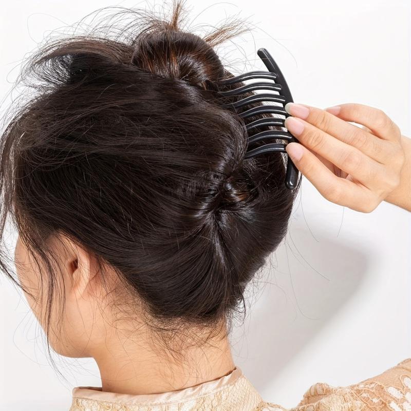 Wave Shaped Hair Comb Seven Tooth French Twist Hair Comb Hair Styling Tools