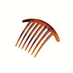 Acrylic Hair Side Comb Non Slip Seven Teeth Hair Accessories