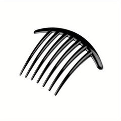 Acrylic Hair Side Comb Non Slip Seven Teeth Hair Accessories