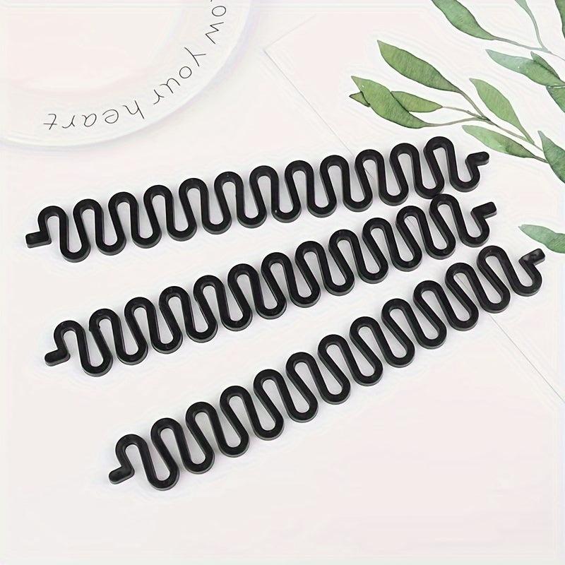 6pcs French Hair Braiding Tool Braider Box Braid Plastic Magic Hair Twist Maker