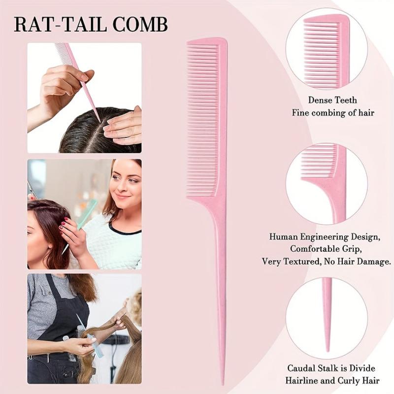 3pcs Detangling Hair Brush Set with Wide Tooth Comb