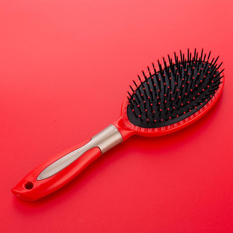 Red Detangling Brush Paddle Hair Brush Scalp Massage Air Cushion Comb