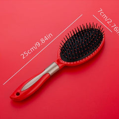 Red Detangling Brush Paddle Hair Brush Scalp Massage Air Cushion Comb