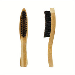 Wooden Boar Bristle Beard Brush Rat Tail Comb Combo