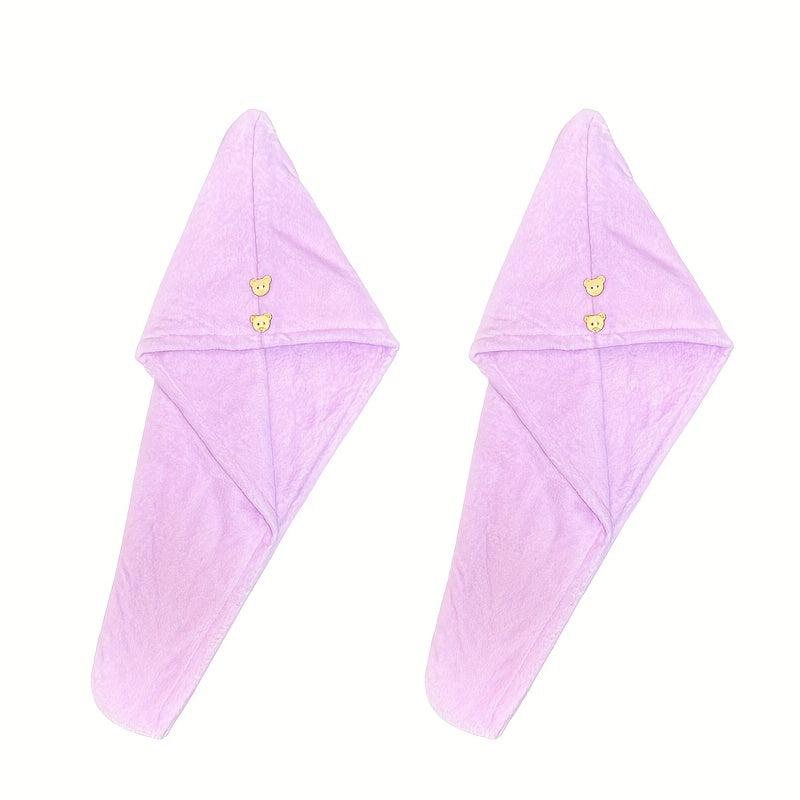 Microfiber Hair Towel Wrap Hair Turban Towel Soft Absorbent Twist Turban