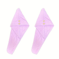 Microfiber Hair Towel Wrap Hair Turban Towel Soft Absorbent Twist Turban