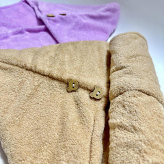 Microfiber Hair Towel Wrap Hair Turban Towel Soft Absorbent Twist Turban