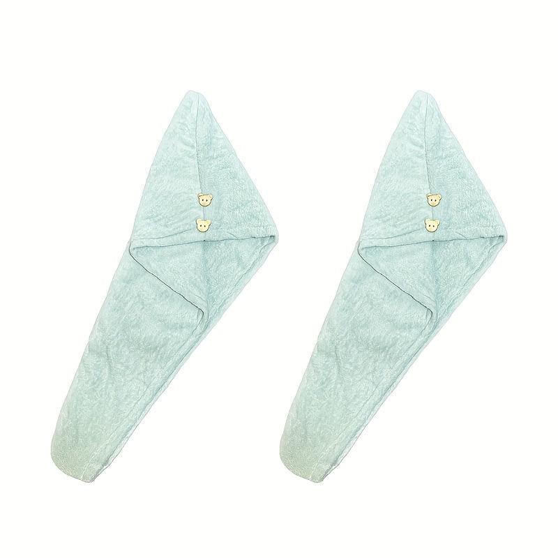 Microfiber Hair Towel Wrap Hair Turban Towel Soft Absorbent Twist Turban