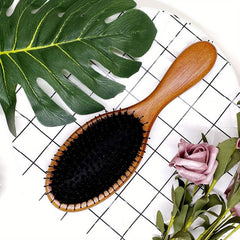 Anti Static Bristle Hair Brush for Smooth Hair