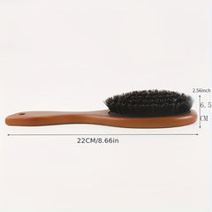 Portable Hair Brush Boar Bristle Scalp Massage Comb Anti Static Hair Care
