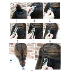 Topsy Tail Hair Styling Tool Hair Braiding Ponytail DIY Styling Accessory