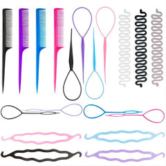 Topsy Tail Hair Styling Tool Hair Braiding Ponytail DIY Styling Accessory