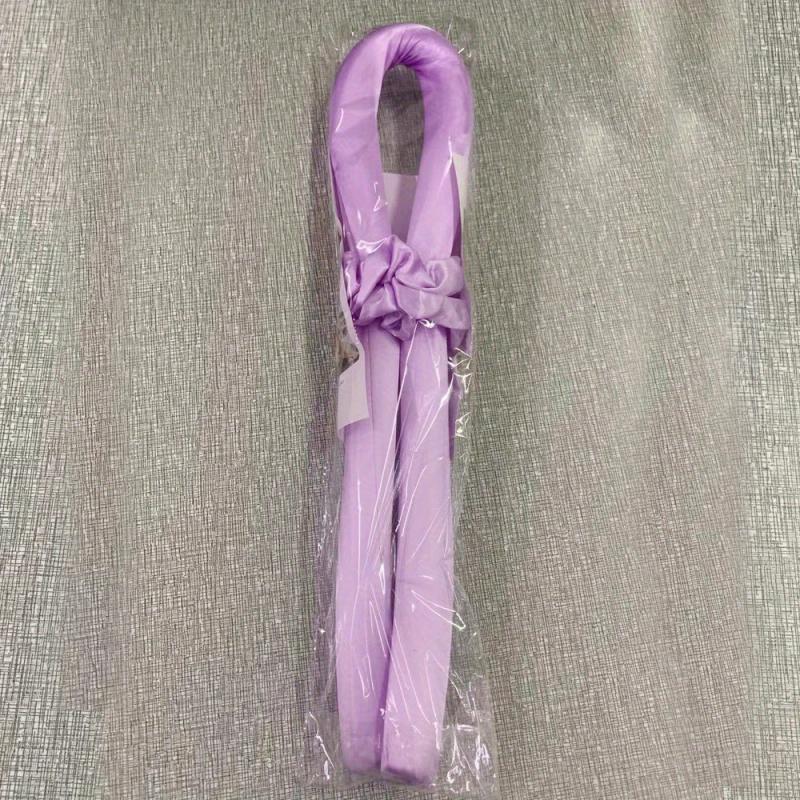 Satin Heatless Hair Curler Headband Hair Wrap Curling Ribbon Scrunchies