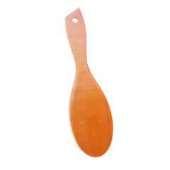 Anti Static Light Brown Boar Bristle Hair Brush for Scalp Massage