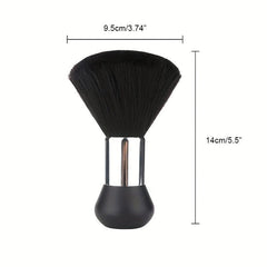 Soft Barber Brush Neck Duster with Handle Grip for Hair Cutting Styling