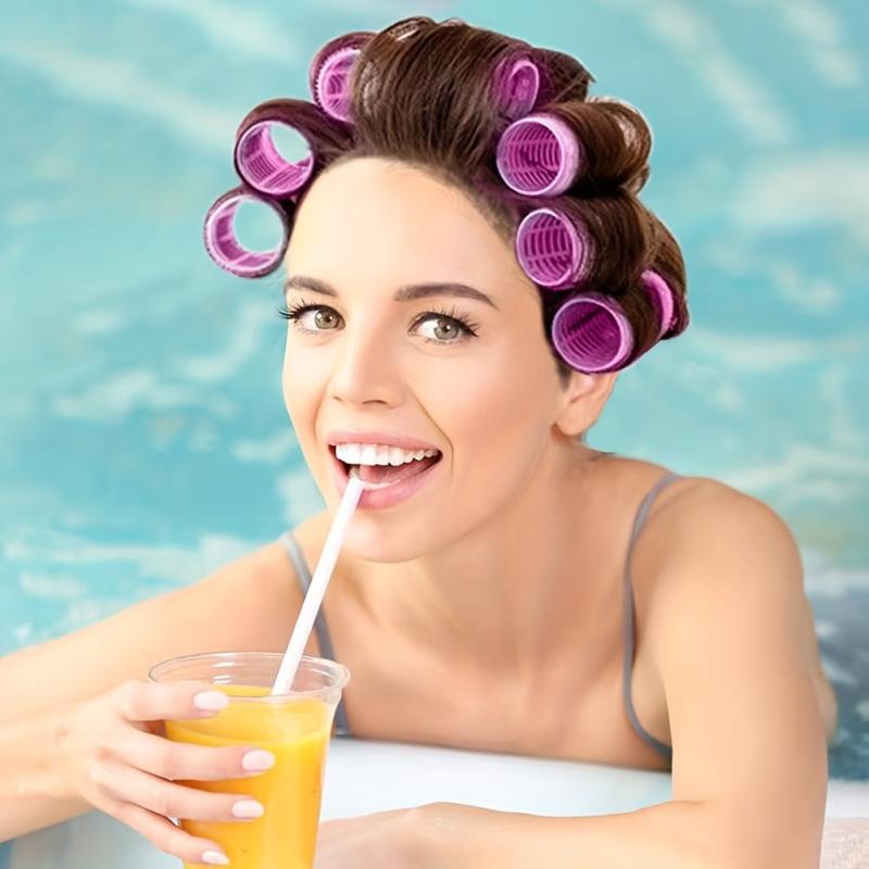 30pcs Self Grip Rollers & 18pcs Heatless Hair Rollers