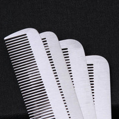Stainless Steel Hair Styling Comb Ultra Thin Metal Hair Cutting Comb