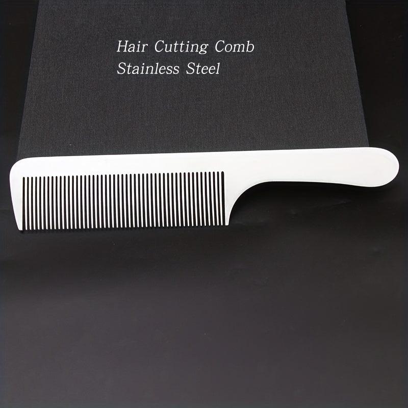 Stainless Steel Hair Styling Comb Ultra Thin Metal Hair Cutting Comb