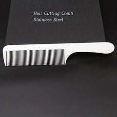 Stainless Steel Hair Styling Comb Ultra Thin Metal Hair Cutting Comb