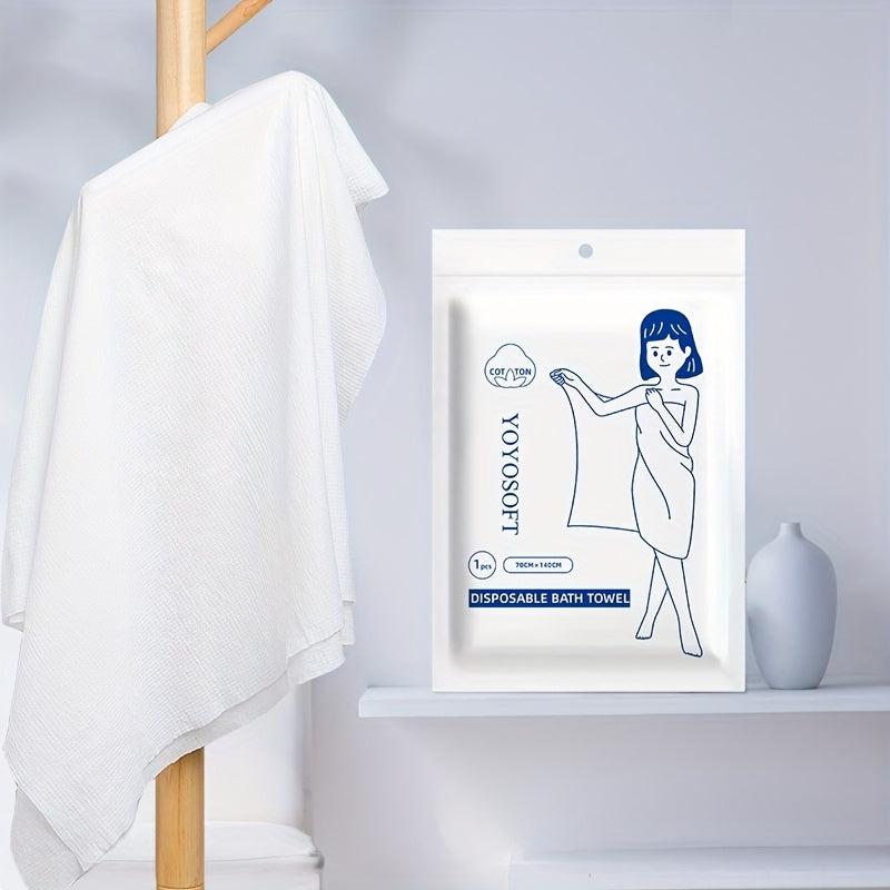 Large Compressed Towel 139 7 X 69 85 Cm Disposable Portable Bath Towels