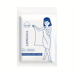 Large Compressed Towel 139 7 X 69 85 Cm Disposable Portable Bath Towels