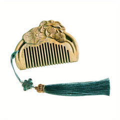 Lotus Flower Sandalwood Comb Natural Portable and Gentle on Hair