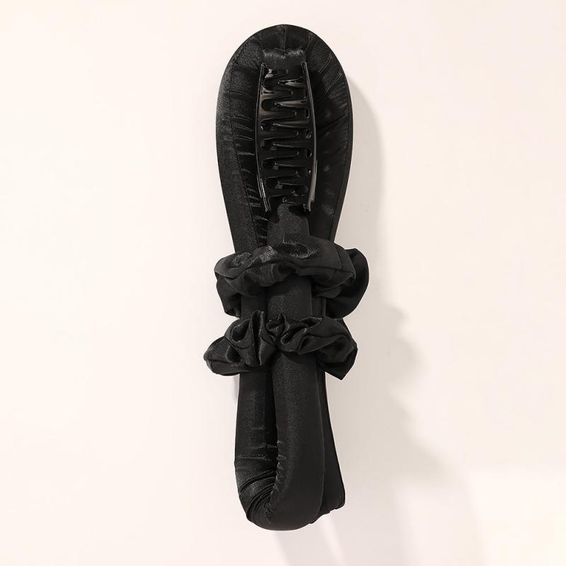 Satin Heatless Curling Rod Headband Foam Hair Rollers Long Hair