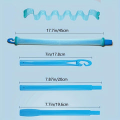 30pcs Heatless Waves Hair Curlers No Heat Damage Wavy Hair Curlers