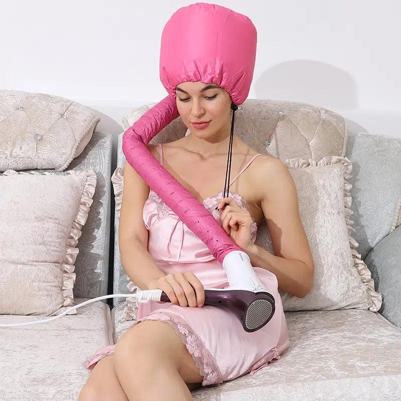 Adjustable Hair Drying Cap Bonnet Hat for Women Salon Home Use