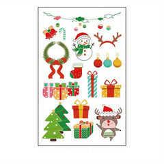 Christmas Tattoo Stickers Waterproof Party Temporary Tattoo Stickers