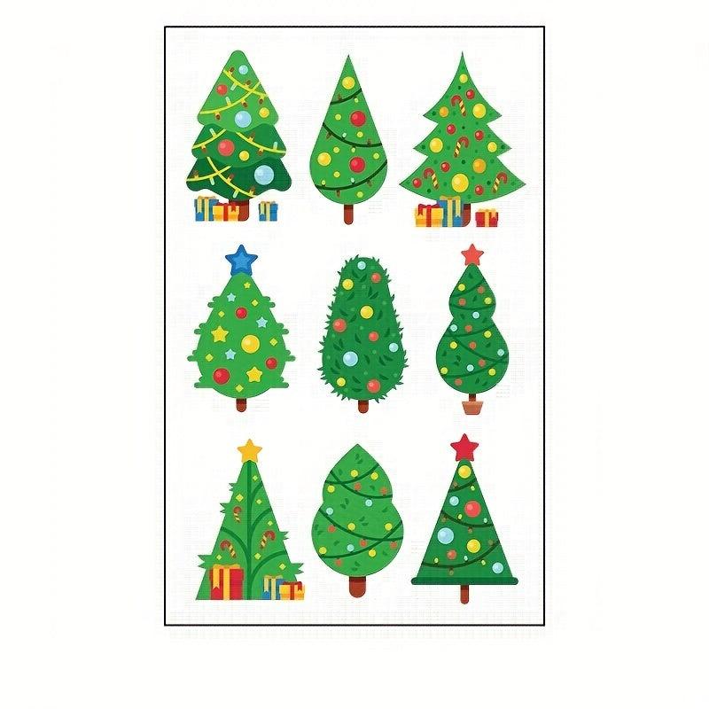 Christmas Tattoo Stickers Waterproof Party Temporary Tattoo Stickers