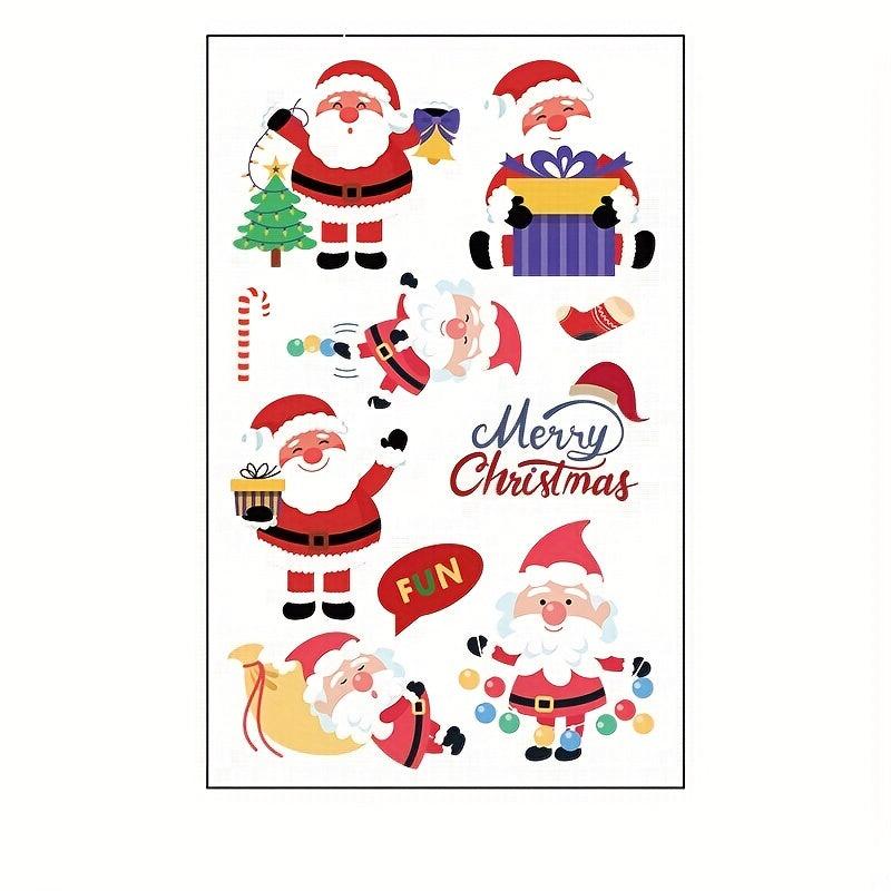 Christmas Tattoo Stickers Waterproof Party Temporary Tattoo Stickers