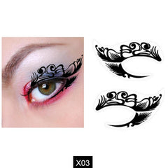 1 Pair Eye Makeup Tattoo Stickers - Easy to Use & Waterproof