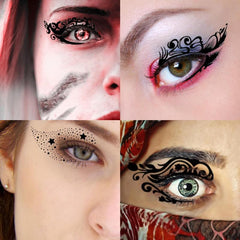 1 Pair Eye Makeup Tattoo Stickers - Easy to Use & Waterproof
