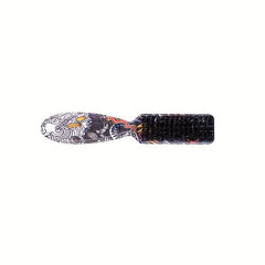 Graffiti Pattern Hair Brush Beard Styling Brush Mustache Brush Double Sided