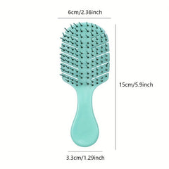 Portable Vented Hair Brush for Wet or Dry Hair